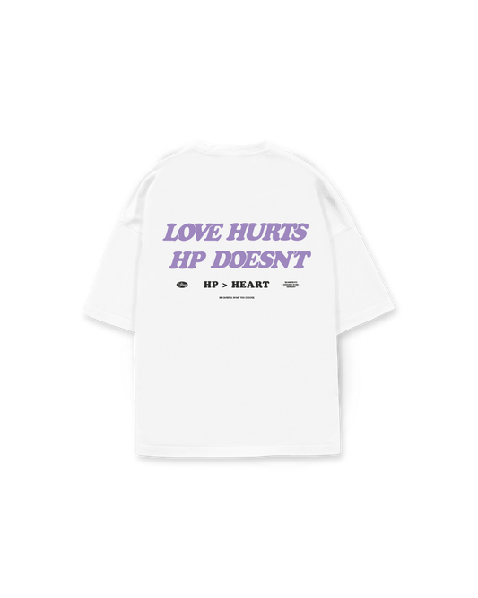 LOVE HURTS T-SHIRT WEIß