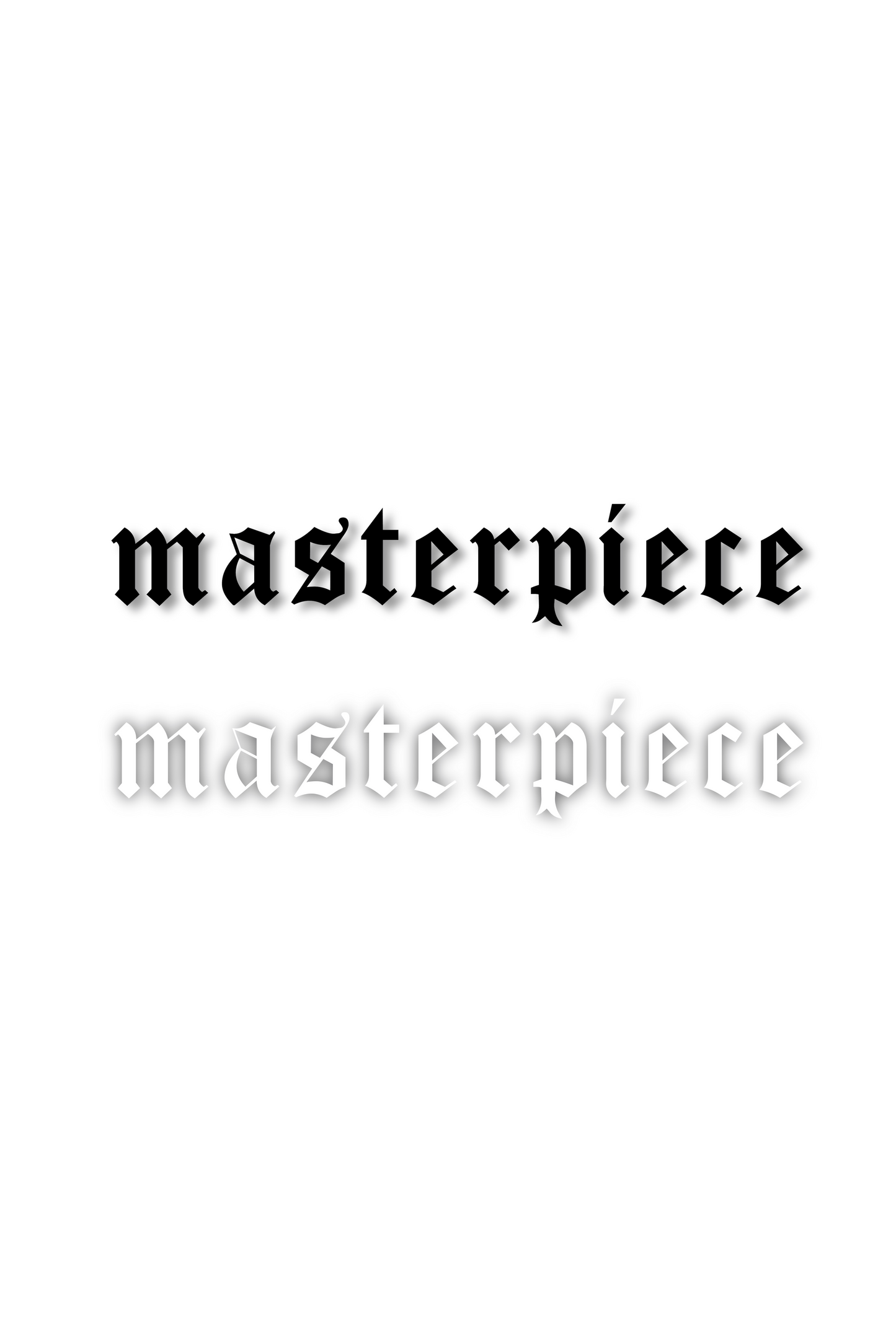 MASTERPIECE STICKER